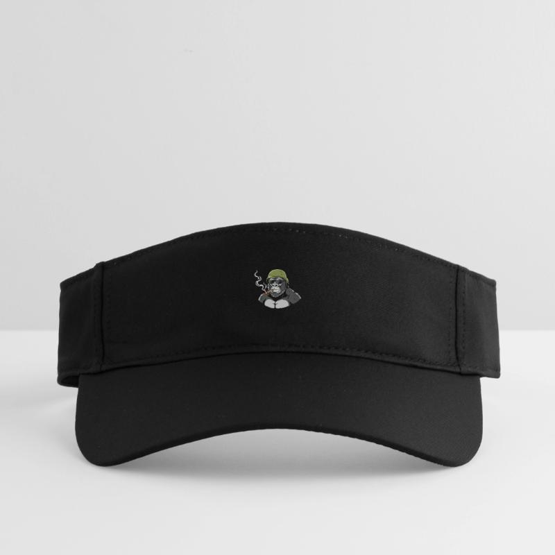 Gorilla Commando mit Zigarre Recyceltes Visor Cap