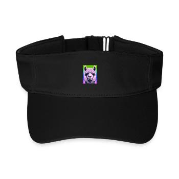 Alpaca - Recycled Sun Visor Cap - black - Front