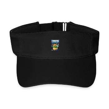 Kochen fürs Morgen | Meal Prep Küche - Recyceltes Visor Cap - Schwarz - Vorne