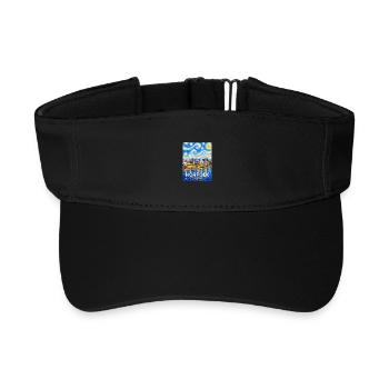 Norfolk Skyline Sternennacht - Recyceltes Visor Cap - Schwarz - Vorne