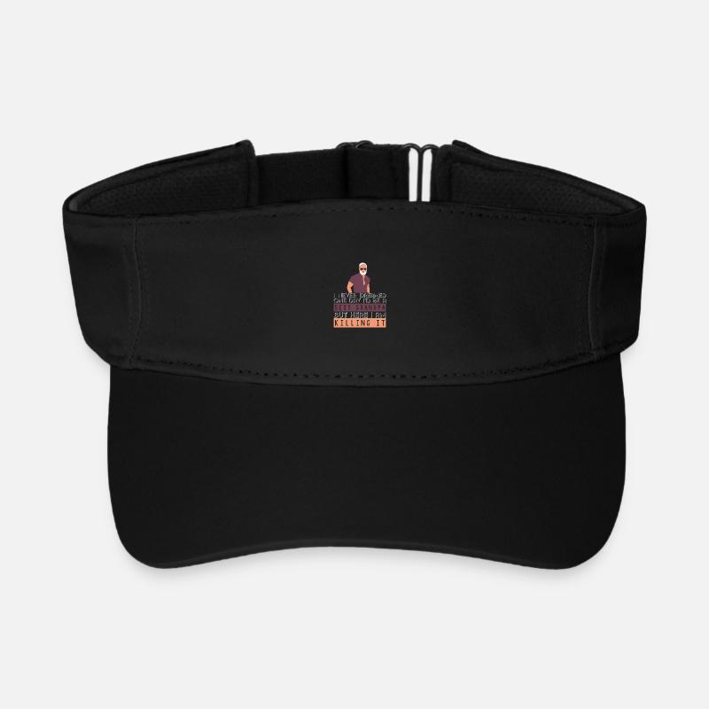 Sexy Grandpa Lustiger Opa Spruch Großvater - Recyceltes Visor Cap - Schwarz