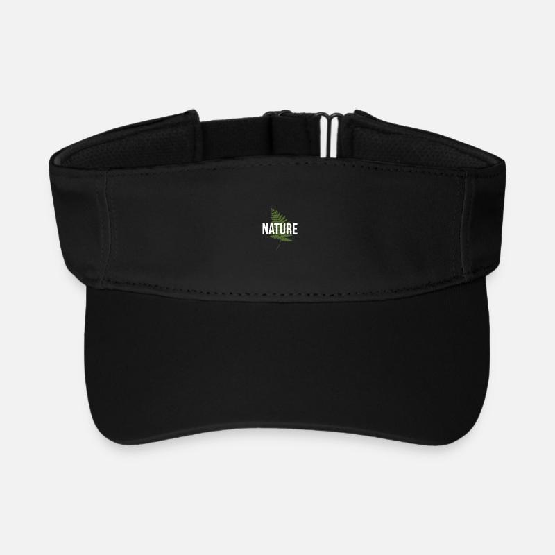 nature - Visière de sport recyclée - noir