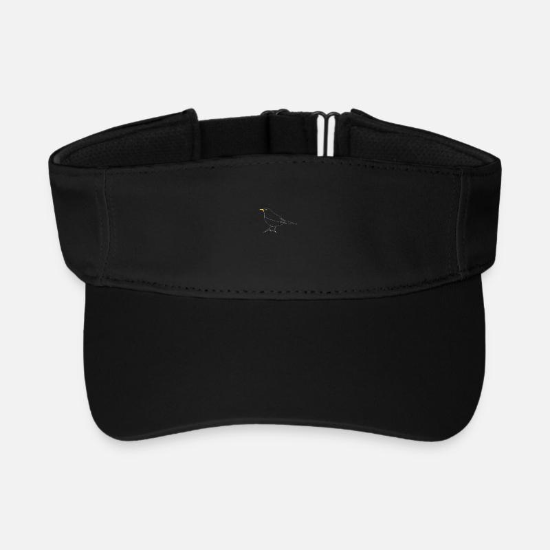 blackbird - Recycled Sun Visor Cap - black