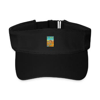 El Paso Skyline Retro - Recyceltes Visor Cap - Schwarz - Vorne