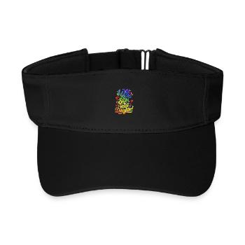 Je ne suis pas ton fils, je suis ta fille - Visière de sport recyclée - noir - Devant
