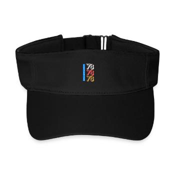 Legends 1978 Pattern - Recycled Sun Visor Cap - black - Front