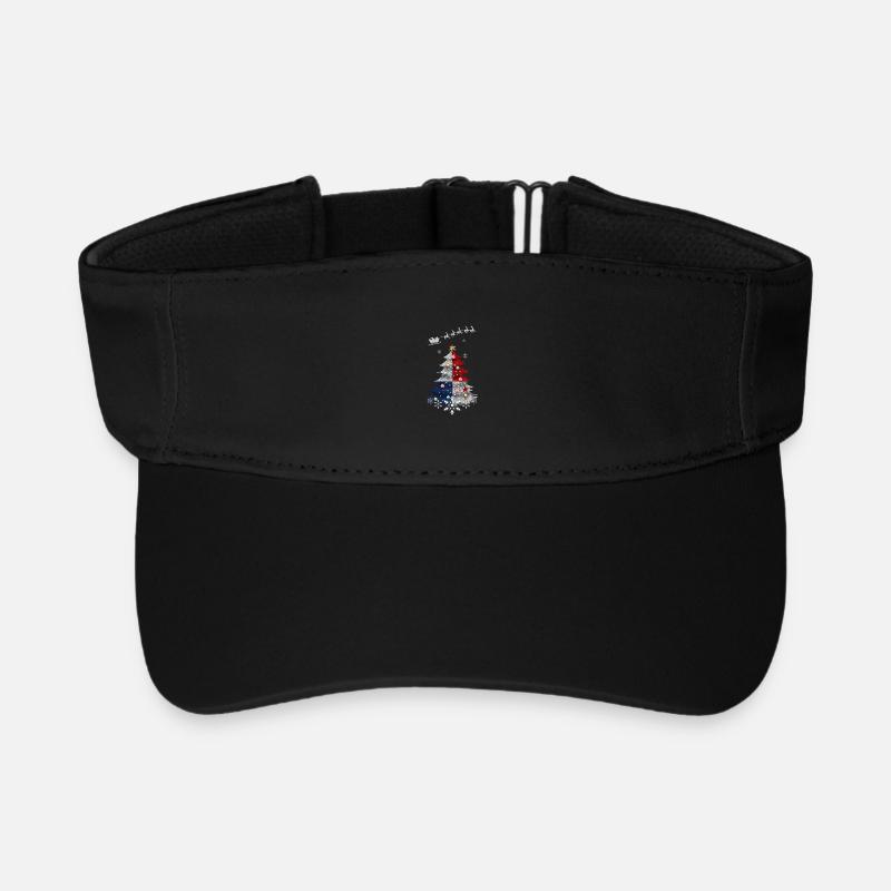 Weihnachtsbaum mit Panama-Flagge - Recyceltes Visor Cap - Schwarz