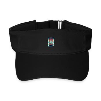Back to the Future Retro 80s T-Shirt - Recycled Sun Visor Cap - black - Front