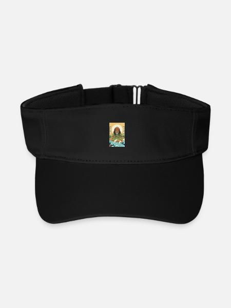 Fumoir de cannabis de Kawaii - Visière de sport recyclée - noir