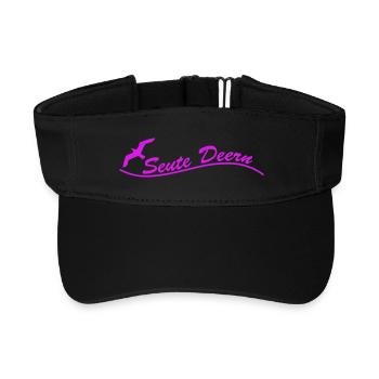 Seute Deern - Recyceltes Visor Cap - Schwarz - Vorne