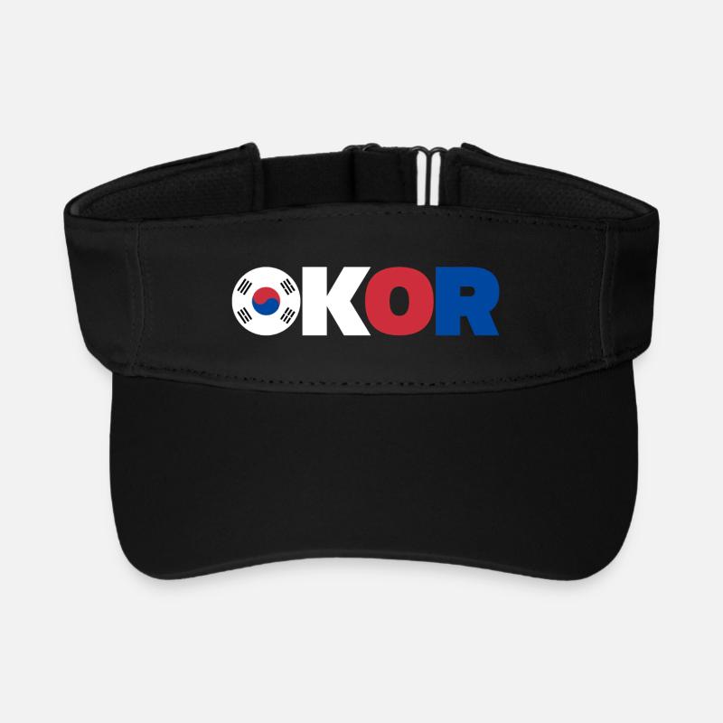 Korea - Recycled Sun Visor Cap - black