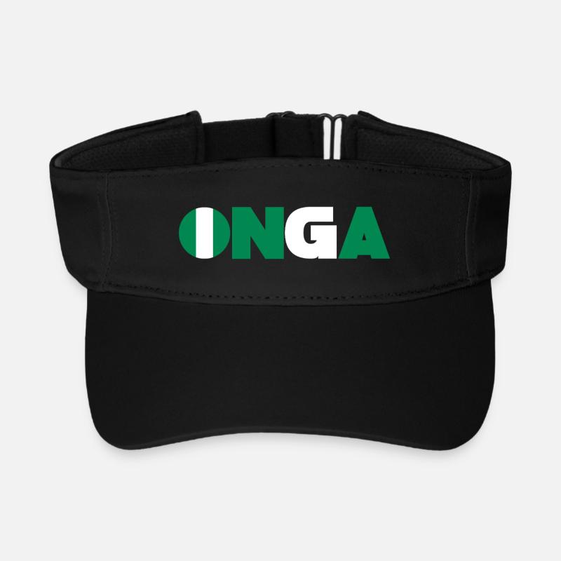 Nigéria - Visière de sport recyclée - noir
