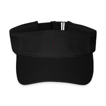 vertikal stylischer Schriftzug Antifascista - Recyceltes Visor Cap - Schwarz - Vorne