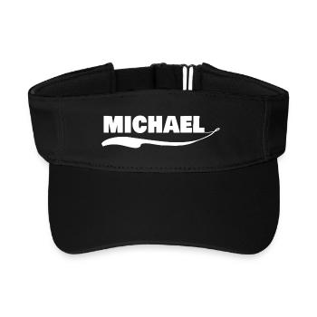 Michel - Visière de sport recyclée - noir - Devant