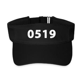 0519 Leeuwarden Dokkum Birdaard Aalsum Moddergat - Visière de sport recyclée - noir - Devant