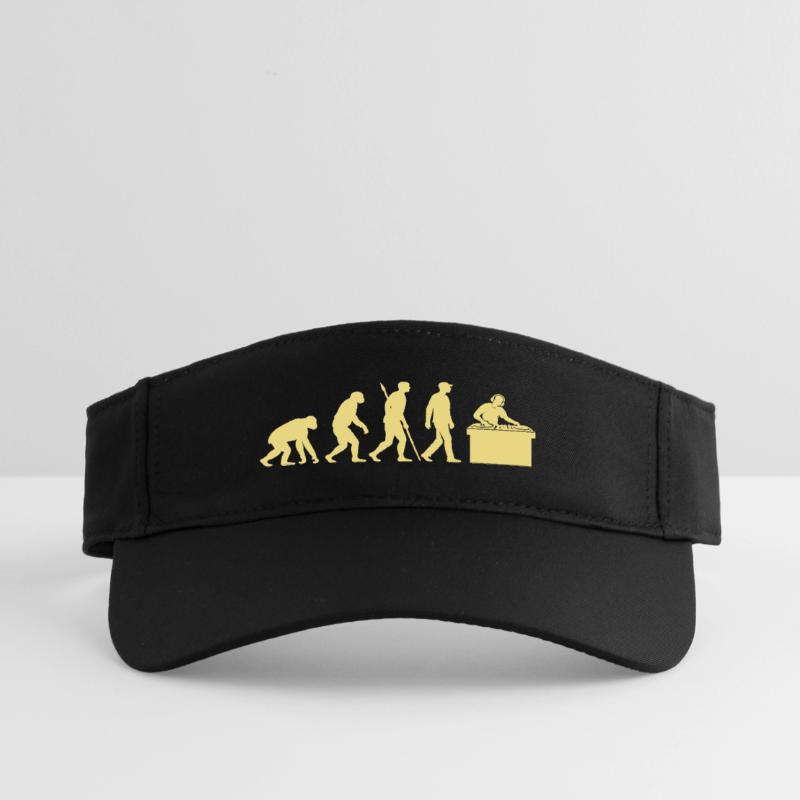 Evolution to a workplace DJ Recycled Sun Visor Cap