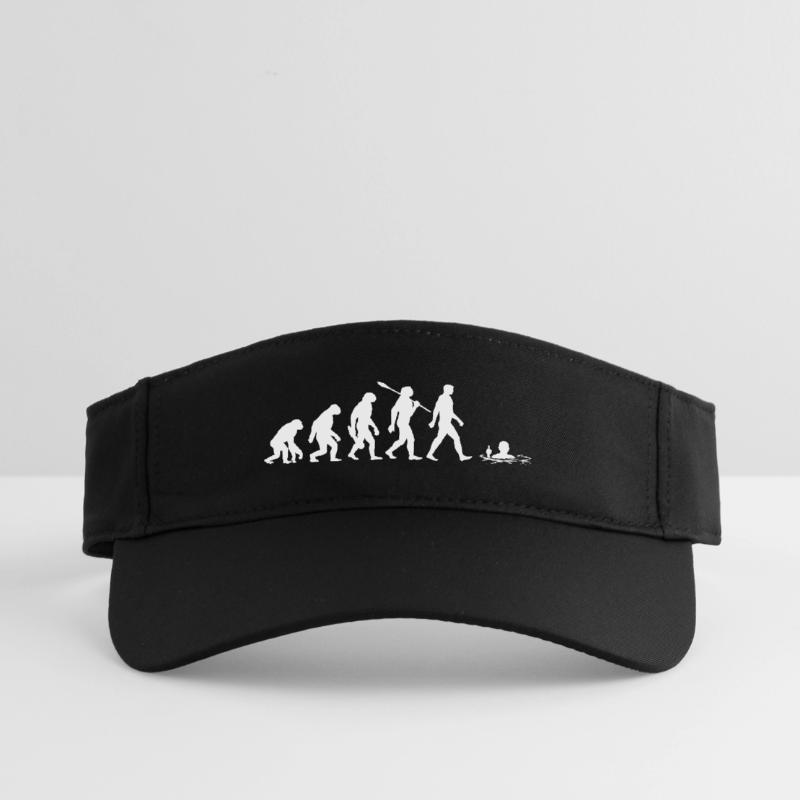 Evolution - Ice baths - Winter bathing - Ice bathing Recycled Sun Visor Cap