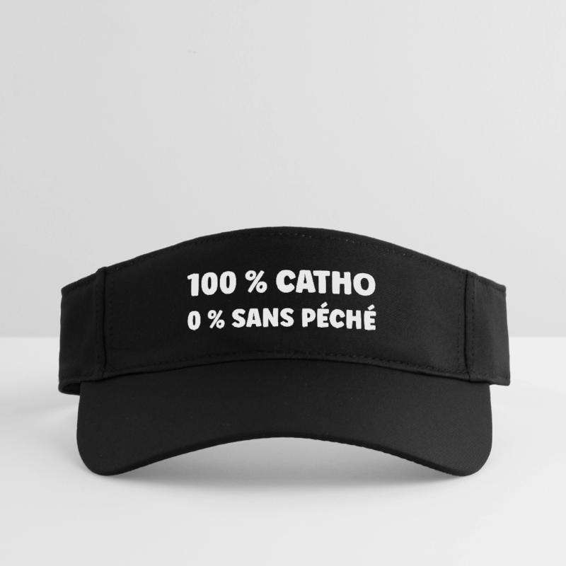 Catholic Recycled Sun Visor Cap
