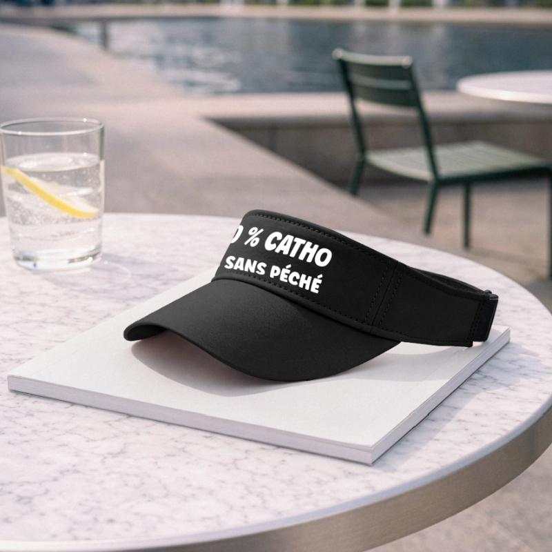 Catholic Recycled Sun Visor Cap