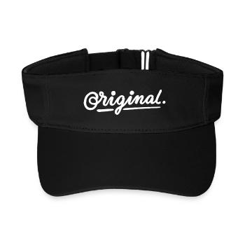 original - Visière de sport recyclée - noir - Devant