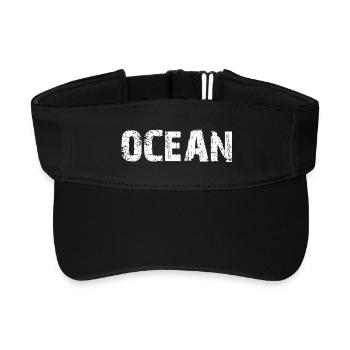 Océan - Visière de sport recyclée - noir - Devant