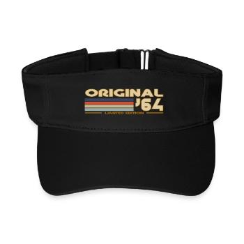 1964 - Visière de sport recyclée - noir - Devant