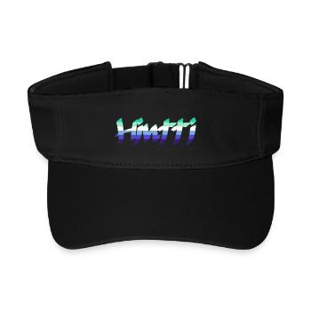 gay man - Recycled Sun Visor Cap - black - Front