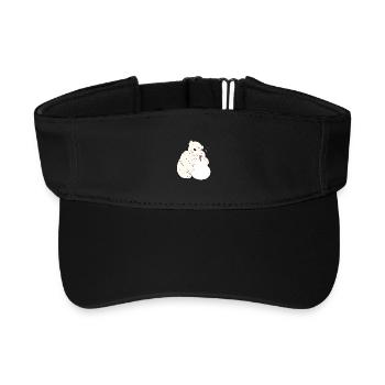 Meilleurs ami - Visière de sport recyclée - noir - Devant