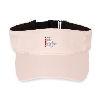 Lundi - Visière de sport recyclée - rose cristal - Devant