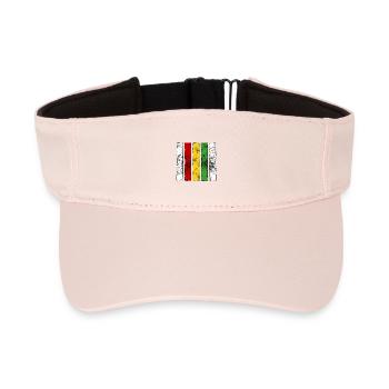 Signe Reggae - Visière de sport recyclée - rose cristal - Devant