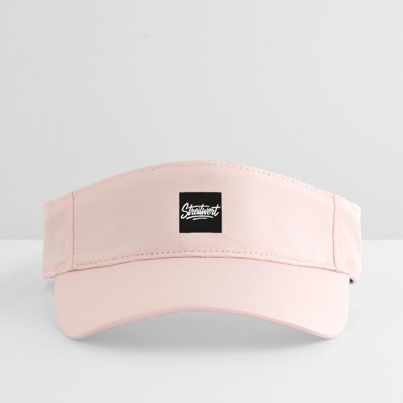 Logo Contested Script Noir Visière de sport recyclée