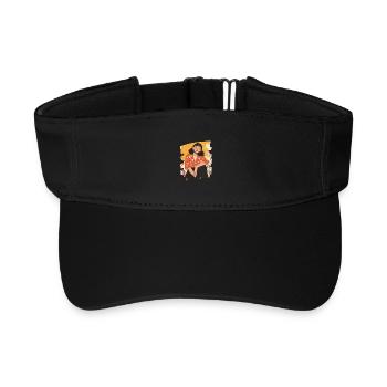Relax Meditation Selfcare Me-Time - Recyceltes Visor Cap - Schwarz - Vorne