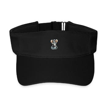 lémurien - Visière de sport recyclée - noir - Devant