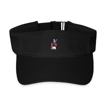 Joueur de baseball #baseball #sport - Visière de sport recyclée - noir - Devant