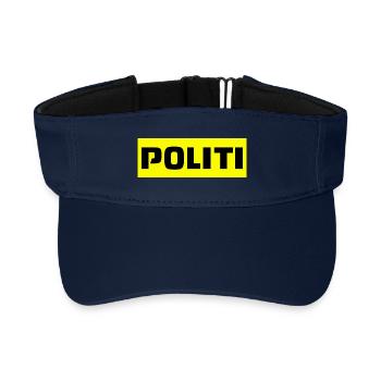Polizei - Recyceltes Visor Cap - Navy - Vorne