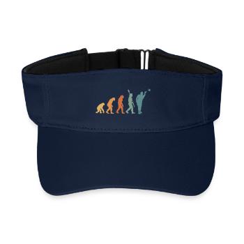 Pétanque Evolution Retro - Recyceltes Visor Cap - Navy - Vorne