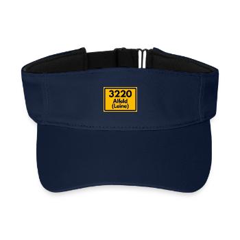 ANCIEN CODE POSTAL RETRO 3220 ALFELD LEINE - Visière de sport recyclée - marine - Devant