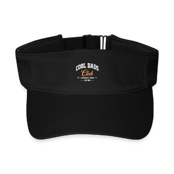Club des Pères Cool : Jour Légendaire Un - Visière de sport recyclée - noir - Devant