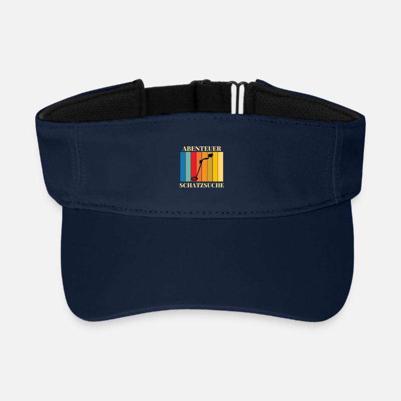 Abenteuer_Schatzsuche - Recycled Sun Visor Cap - navy