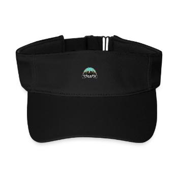 Tampa Florida USA Skyline Souvenir - Recyceltes Visor Cap - Schwarz - Vorne