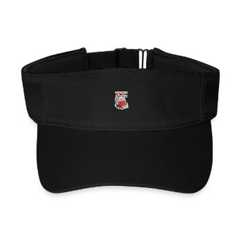 Weck mich nächstes Weihnachten auf - Recyceltes Visor Cap - Schwarz - Vorne