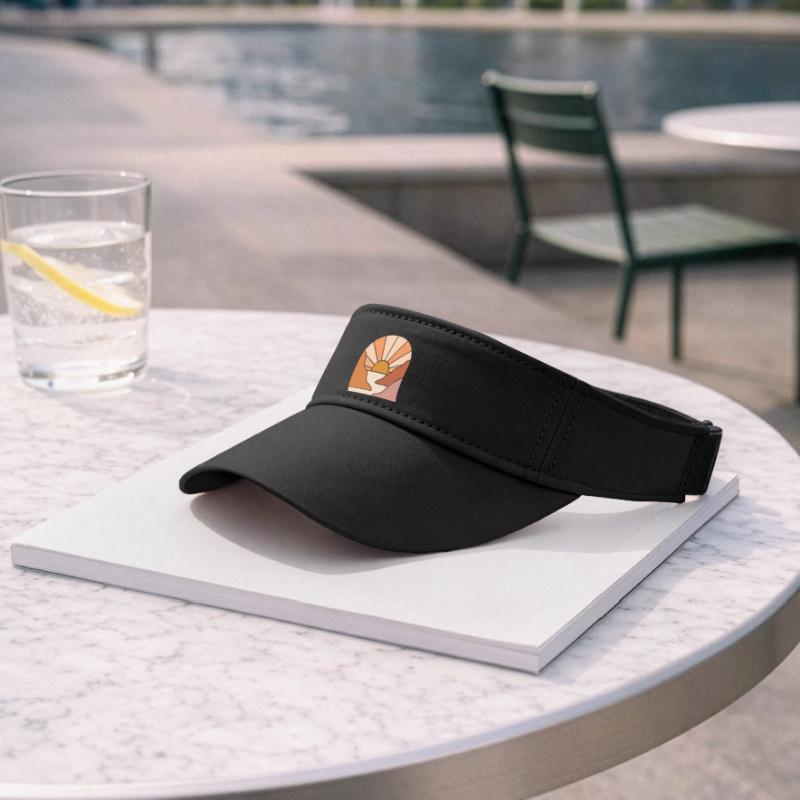 Sunlit Canyon Path Recycled Sun Visor Cap
