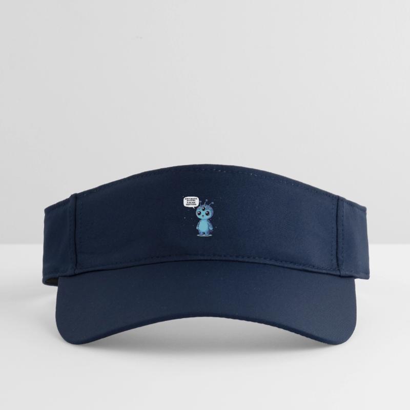 Cute Alien: Statement - Question everything Recycled Sun Visor Cap