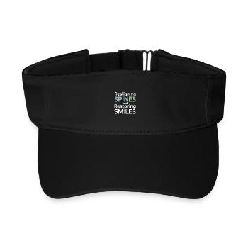 Certified Clinical Manual Restoration  - Recycled Sun Visor Cap - black - Front