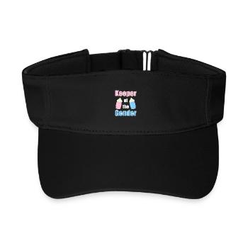 Gardiens de la diversité de genre - Visière de sport recyclée - noir - Devant
