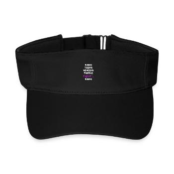 Weekend - Recycled Sun Visor Cap - black - Front