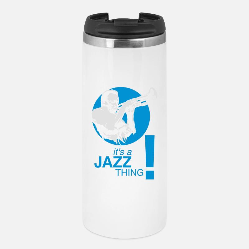 Jazz thing - Thermal Cup - white