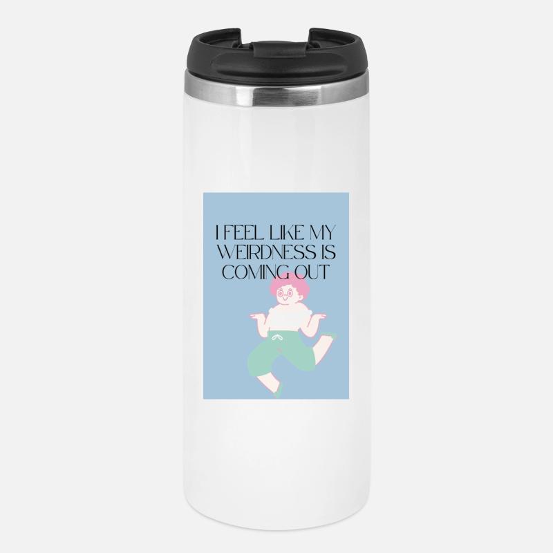 Felling Weird - Thermal Cup - white