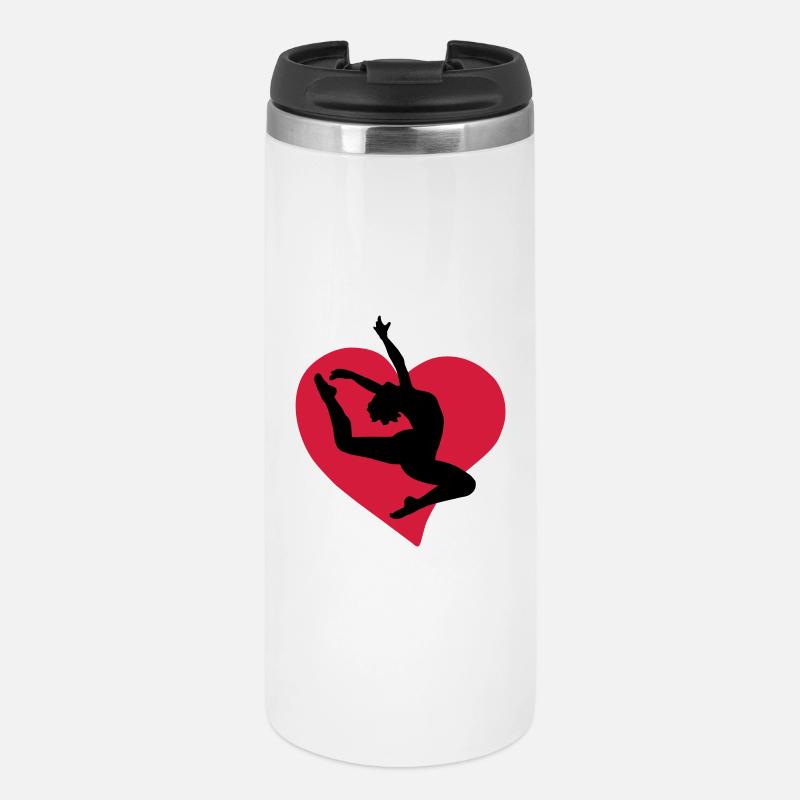 Dance heart - Thermal Cup - white