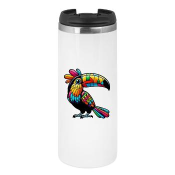 Harlequin toucan - Thermal Cup - white - Front